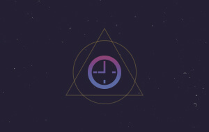 Animated clock icon