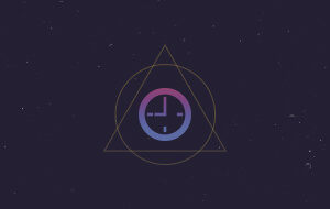 Animated clock icon