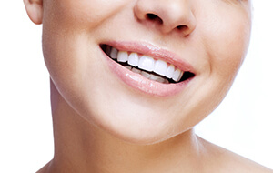 Closeup of healthy smile