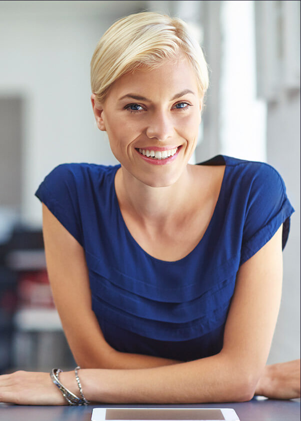 Young woman with gorgeous smile